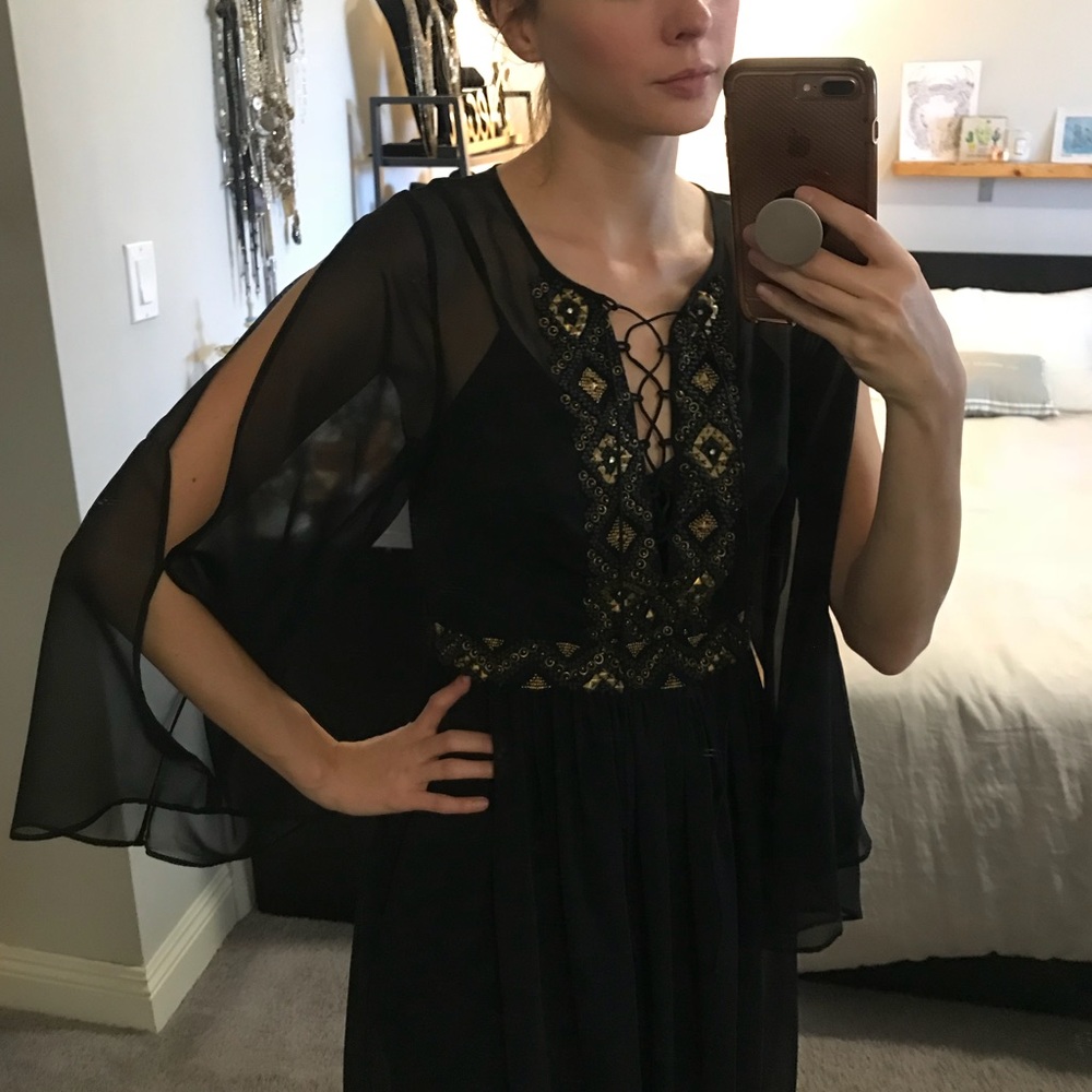 Beaded Maxi Dress